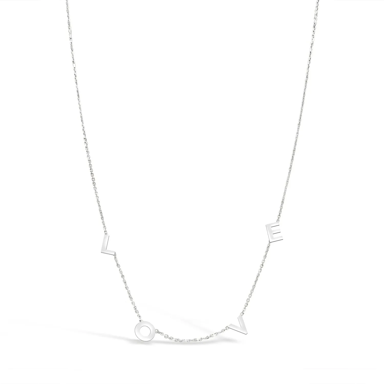 14 Karat Gold Centered Initial Necklace