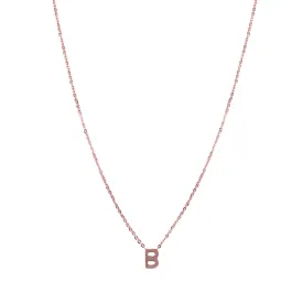 14 Karat Gold Centered Initial Necklace