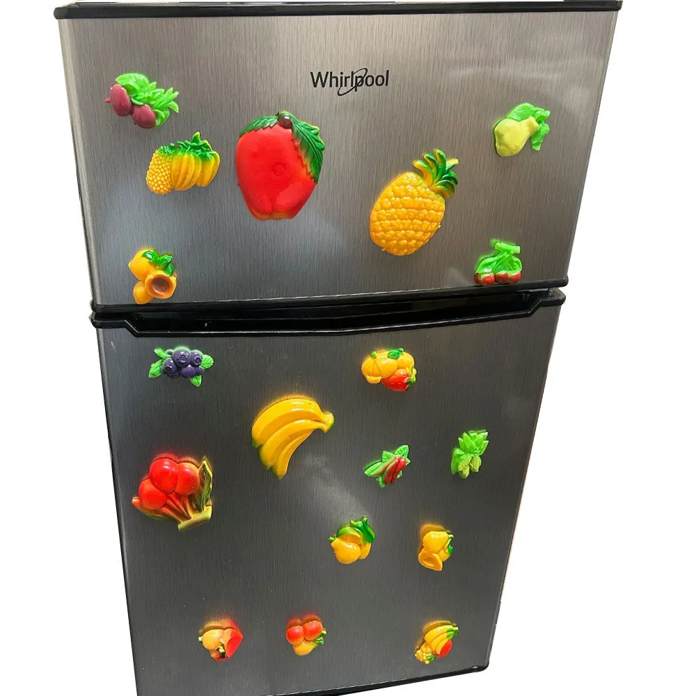 18 Pc Assorted Fruits Refrigerator Magnets Set Food Magnet Locker Kitchen Fridge