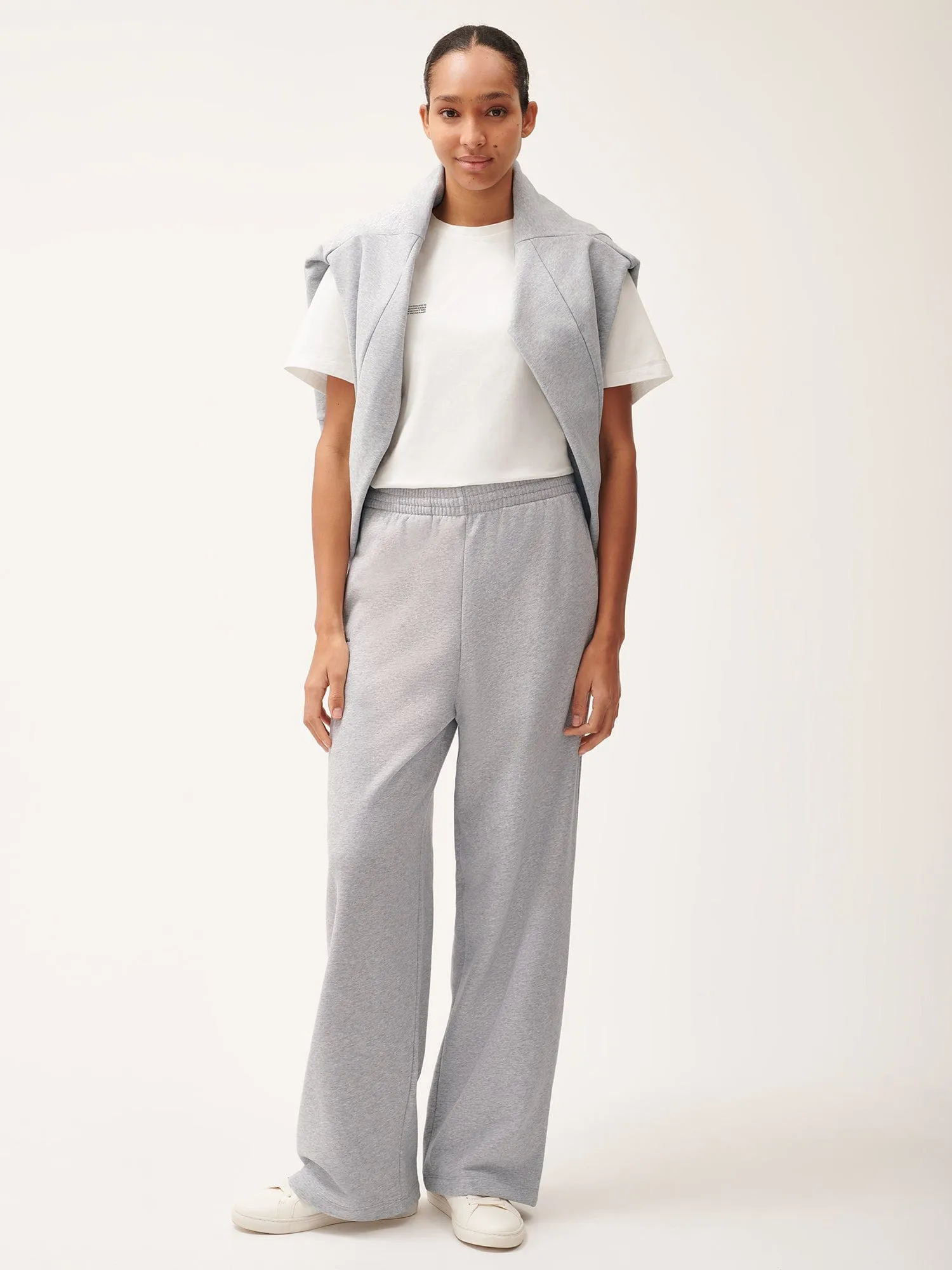 365 Midweight T-shirt and Track Pant Bundle—Grey Marl