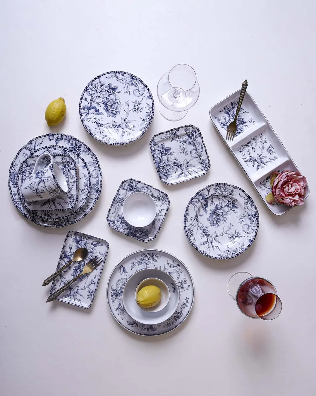 Adelaide Blue Condiment Server