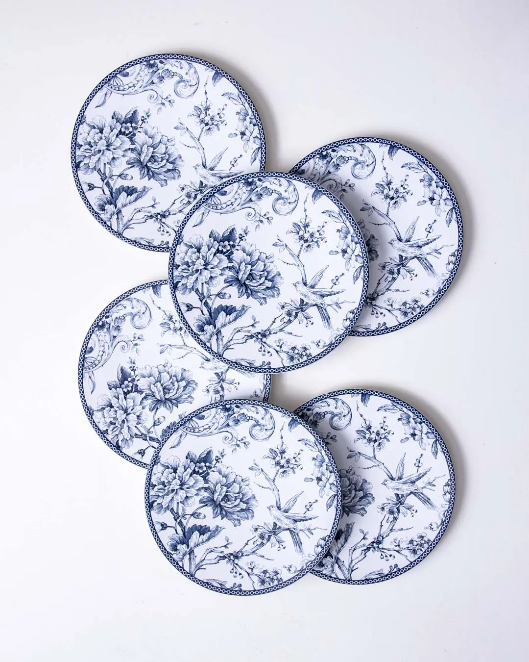 Adelaide Blue Quarter Plate - Set of 6