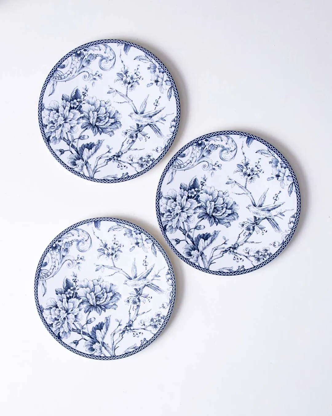 Adelaide Blue Quarter Plate - Set of 6