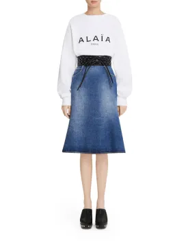 Alaïa logo sweatshirt