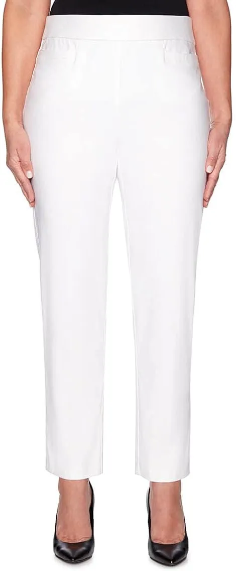 Alfred Dunner Women's Petite Proportioned Medium Allure Slim Pant