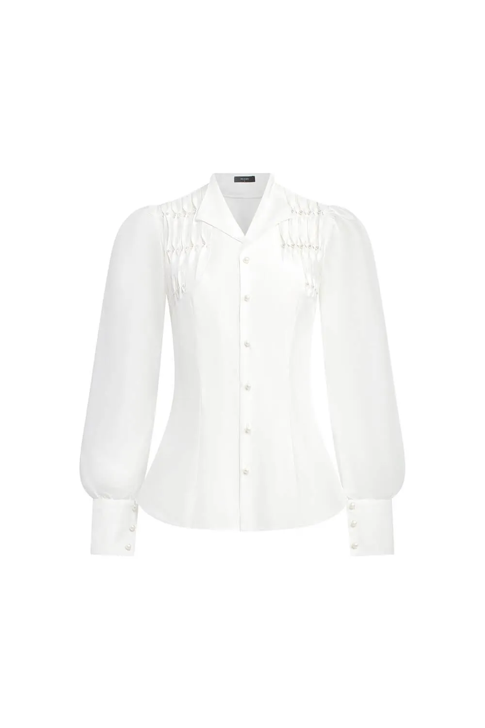 Amora Puffy Long Sleeved Organza Shirt