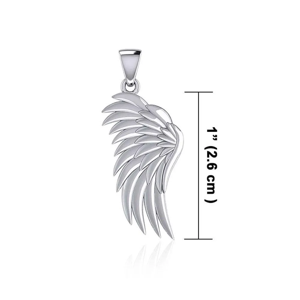 Angel Wing Silver Pendant TPD5762