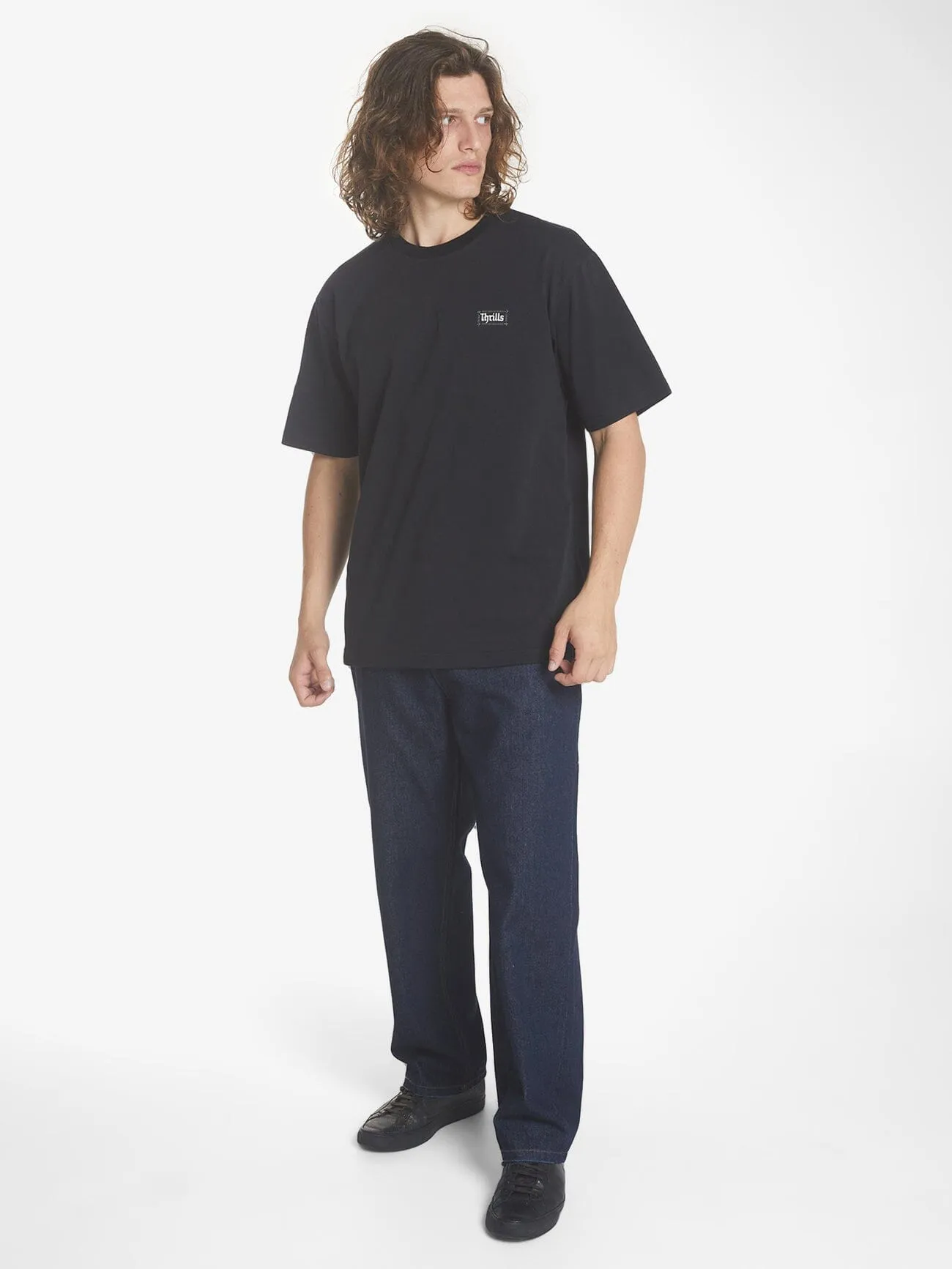 Arch Oversize Fit Tee - Black