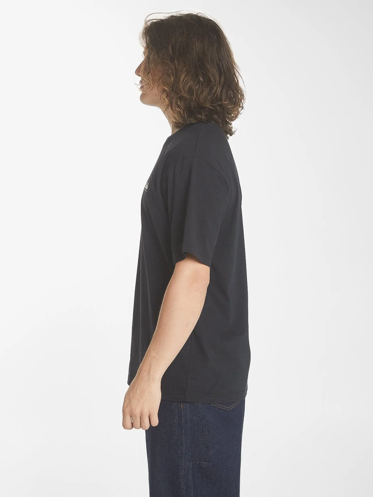 Arch Oversize Fit Tee - Black