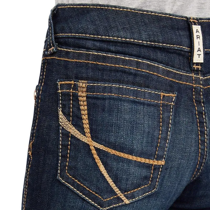 Ariat Girl's REAL Amira Wide Leg Stretch Trouser Jeans 10041104