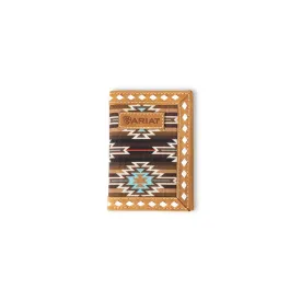 Ariat Men's Southwestern Diamond Lacing Trifold Wallet