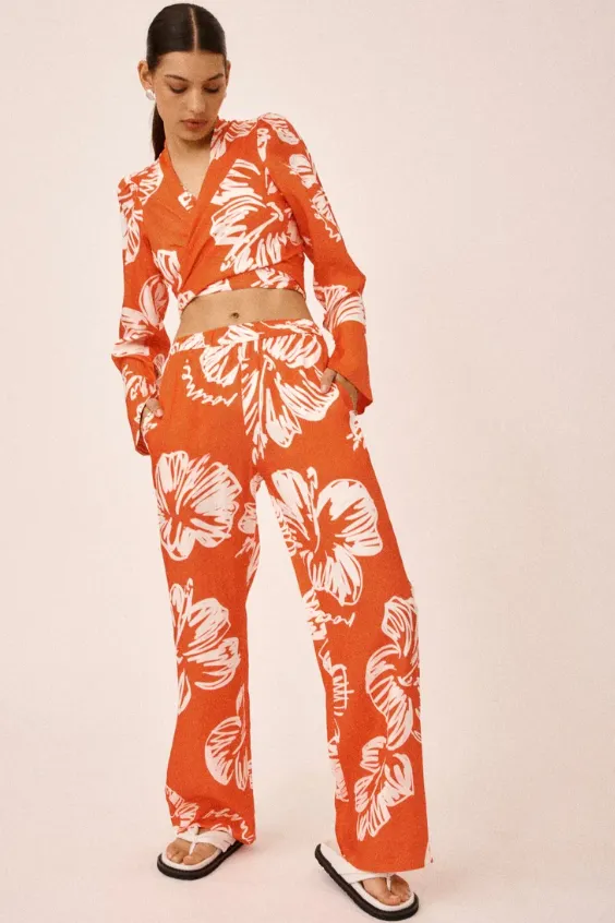 Ascend Pant - Hibiscus Sunset