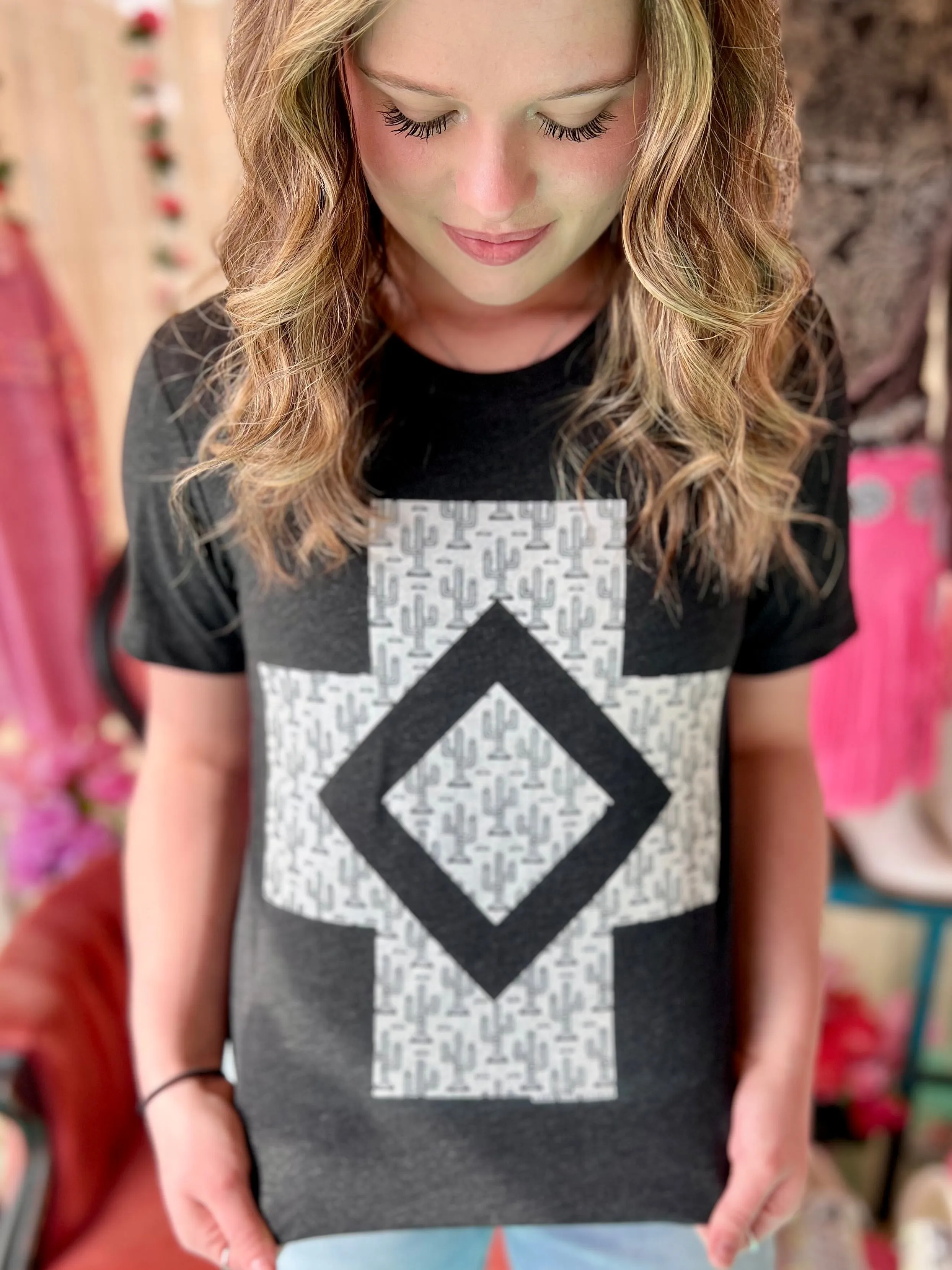 Aztec Cactus Desert Tee