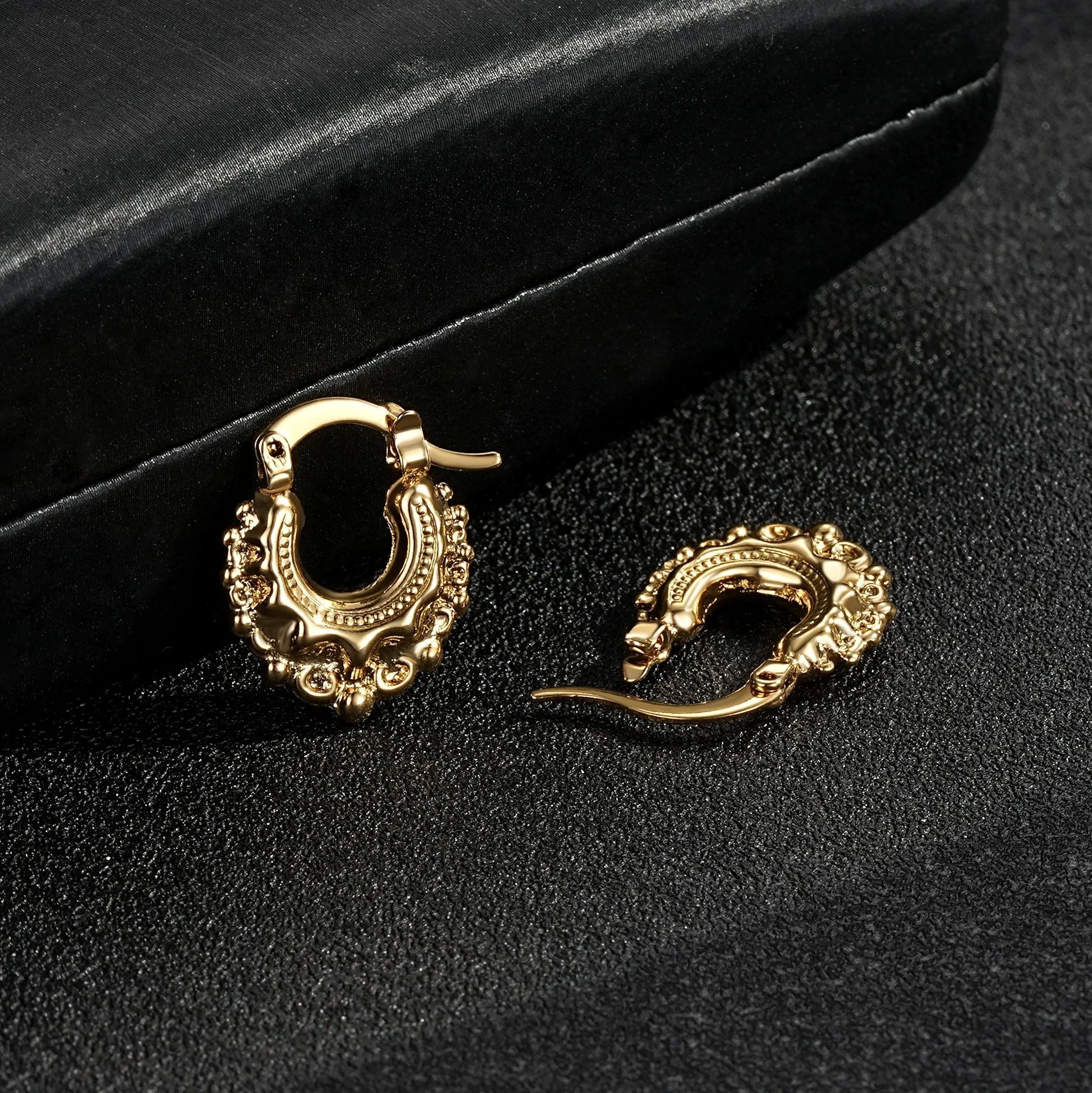 Baby Gold Gypsy Creole Earrings