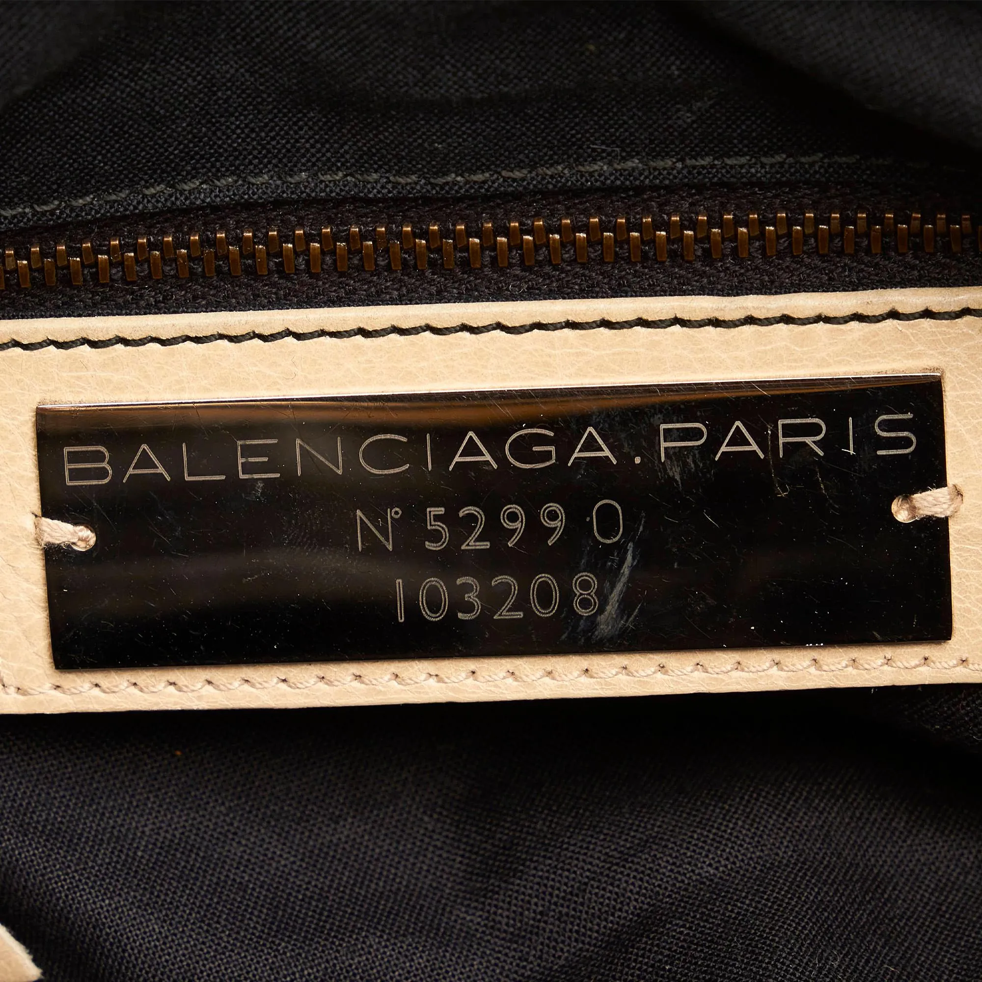 Balenciaga Motocross Classic First Lambskin Leather Satchel (SHG-30598)