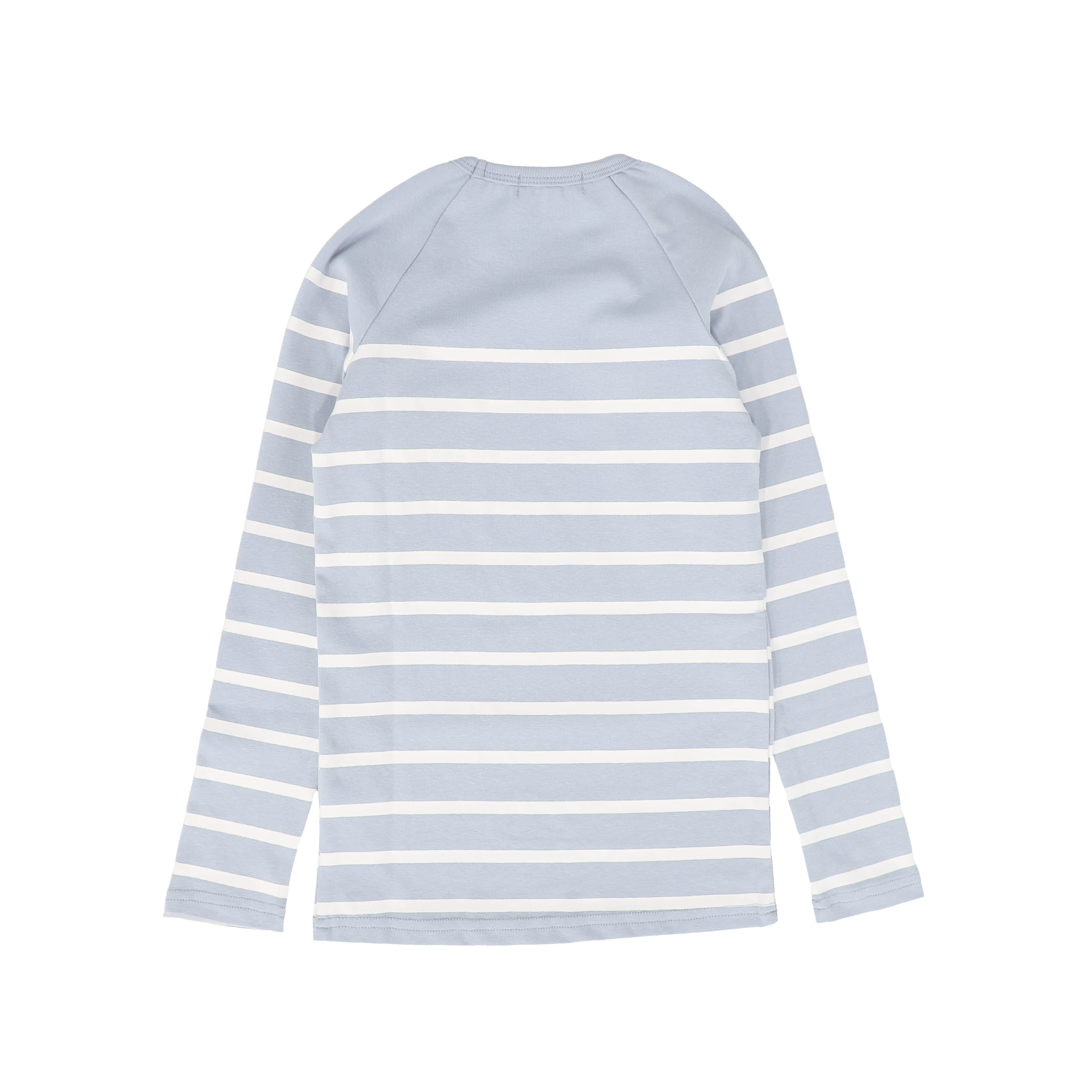 BAMBOO LIGHT BLUE STRIPED LS TEE [FINAL SALE]