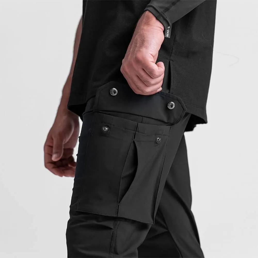 Banana Bucket Mens Casual Jogger Elastic Waist Pants Lightweight Sweatpant Athletic Cargo Pants with Multi Pockets