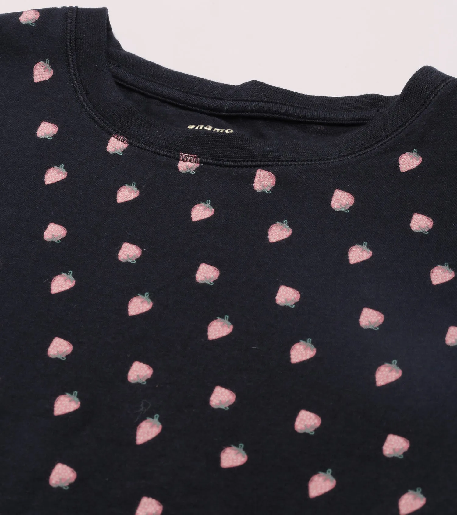 Basic Crew Tee – Printed | Short Sleeve Crew Neck Stretch Cotton Tee
