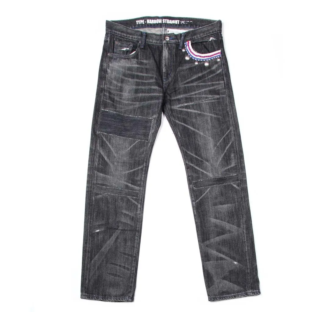 Beaded Savage Narrow Straight