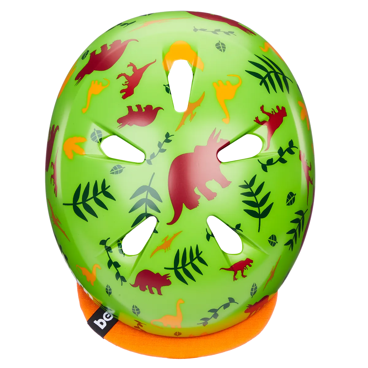 BERN - Tigre Satin Green Dino Kids Helmet