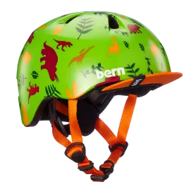 BERN - Tigre Satin Green Dino Kids Helmet
