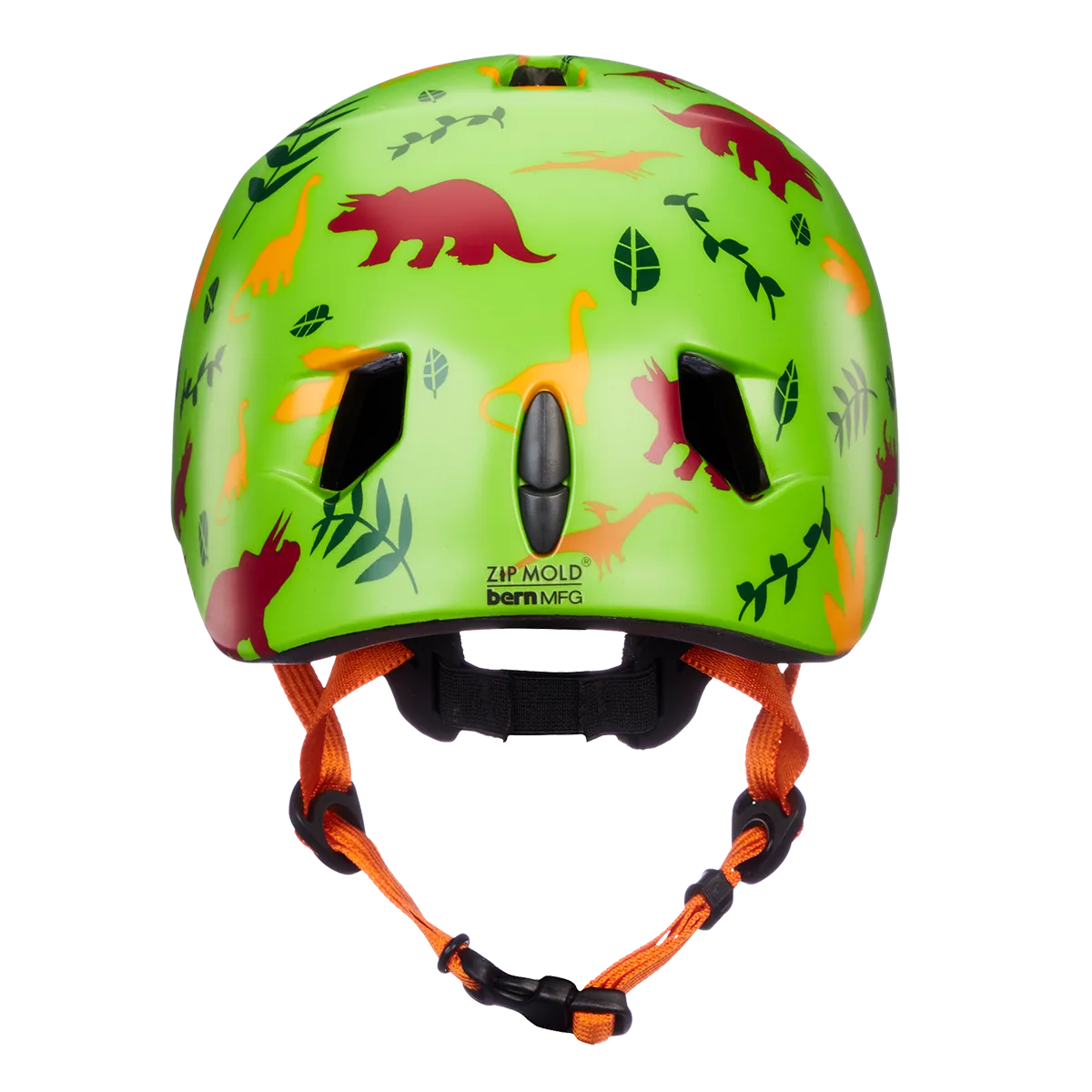 BERN - Tigre Satin Green Dino Kids Helmet