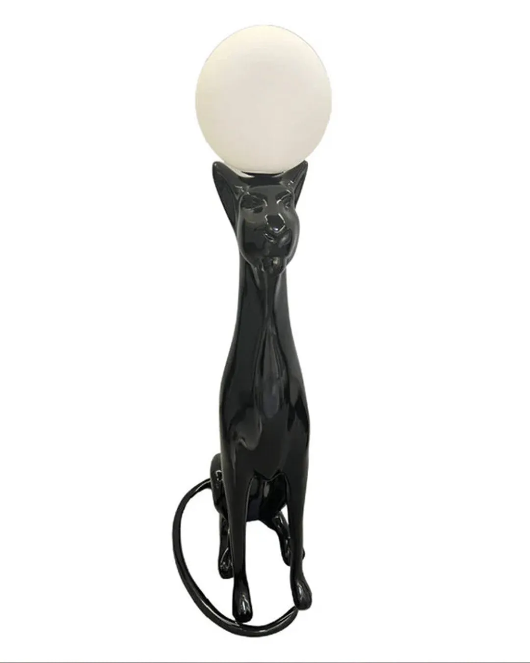 Black Leopard Novelty Floor Lamp