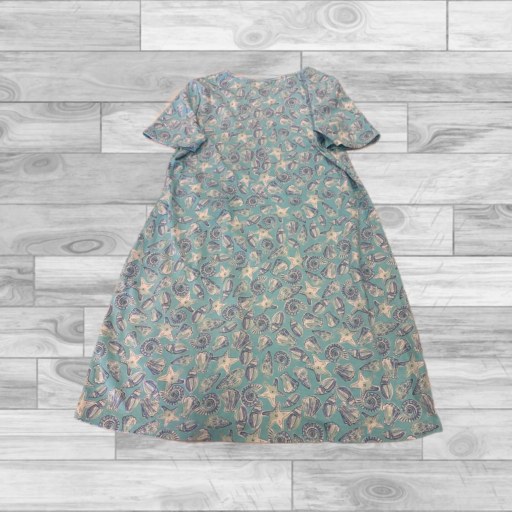 Blue Dress Casual Short Appleseeds, Size L