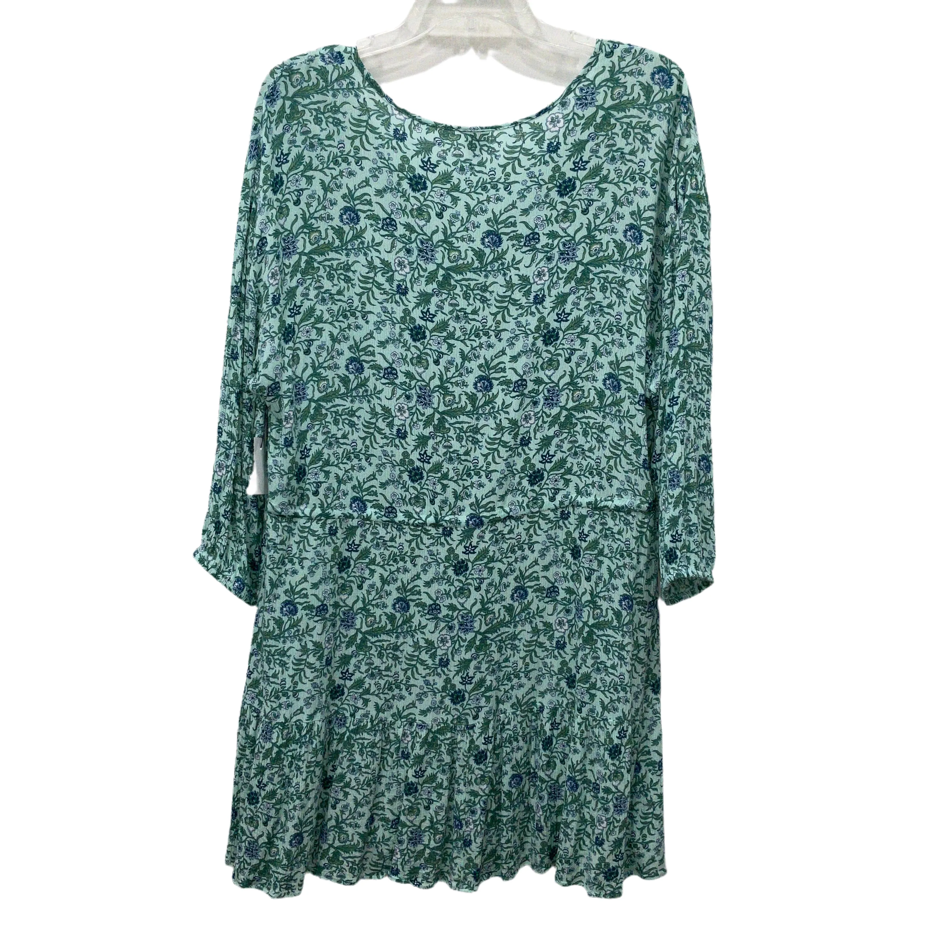 Blue Dress Casual Short Loft, Size L