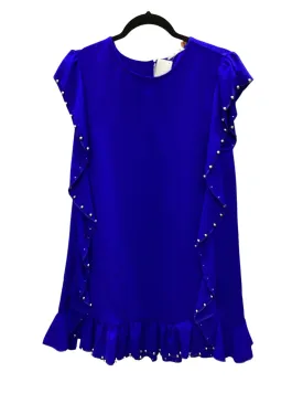 Blue Dress Casual Short Tcec, Size M