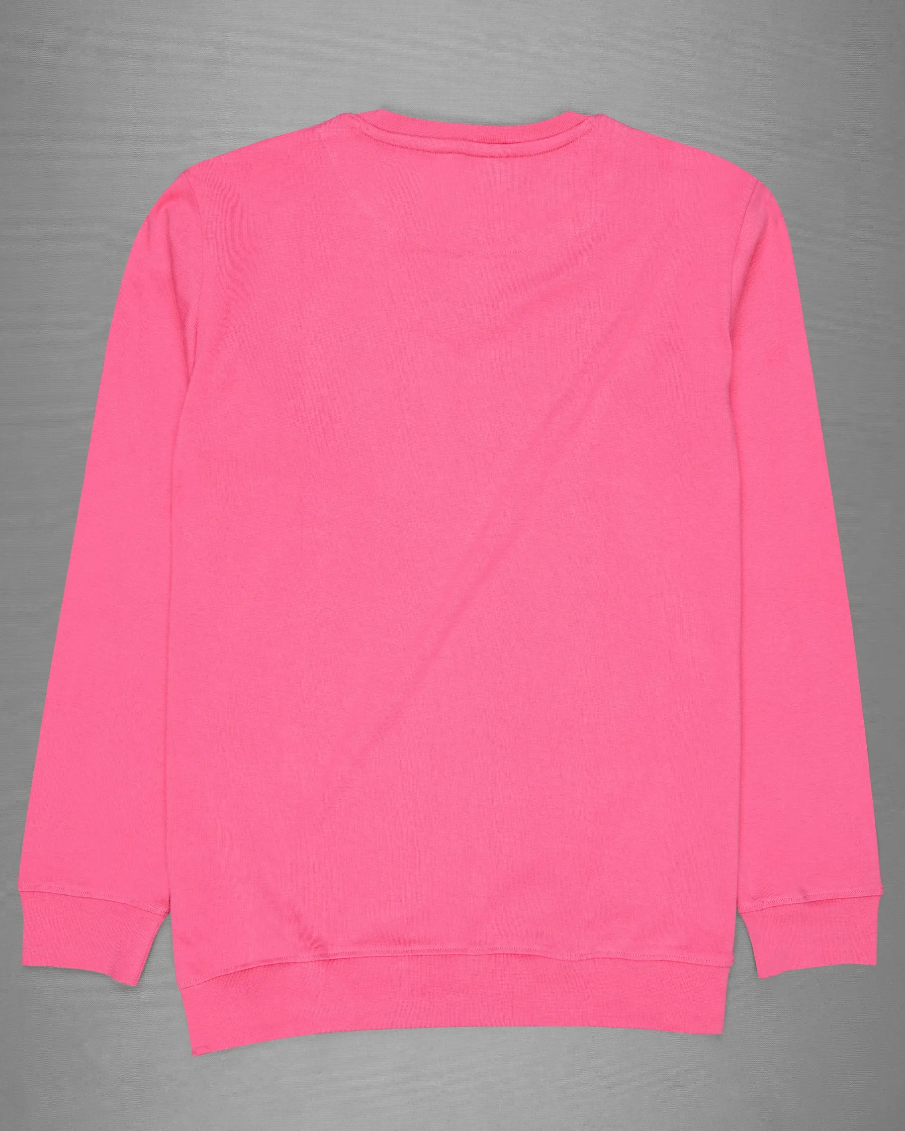 Brick Pink Full Sleeve Premium Cotton Jersey Sweatshirt