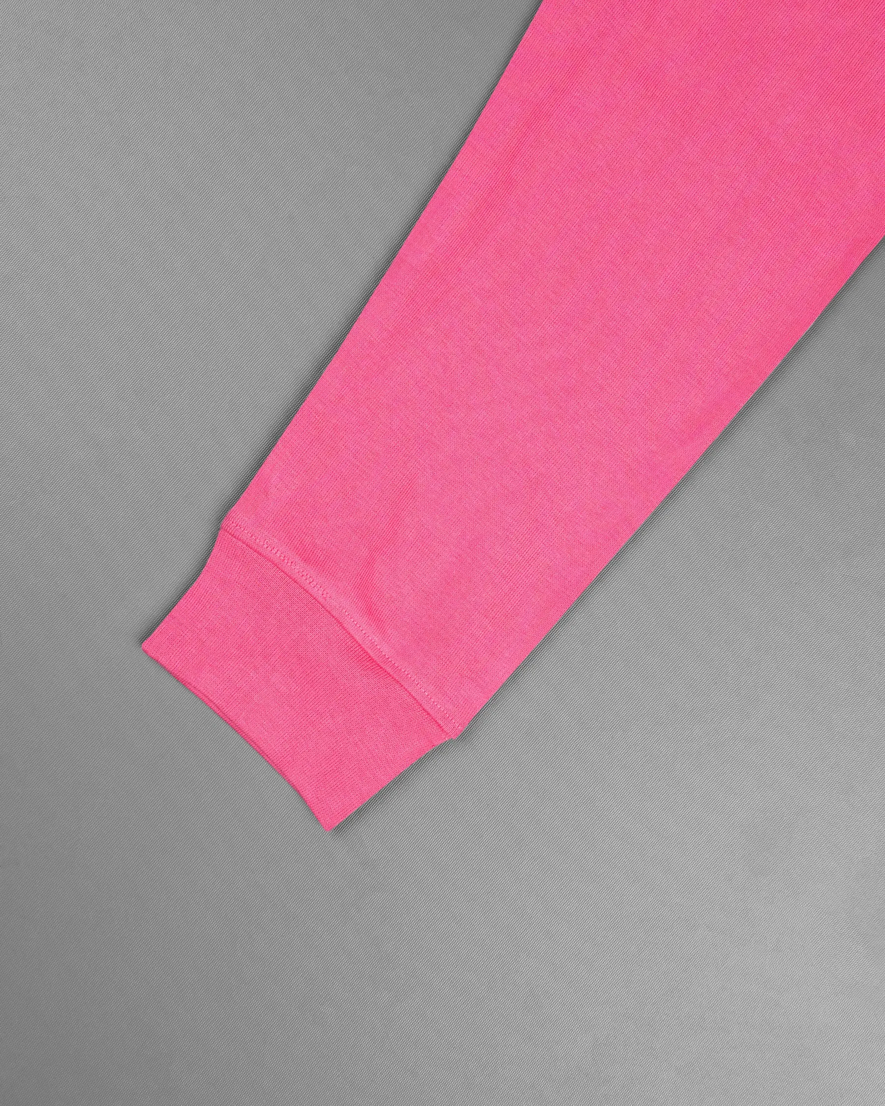 Brick Pink Full Sleeve Premium Cotton Jersey Sweatshirt