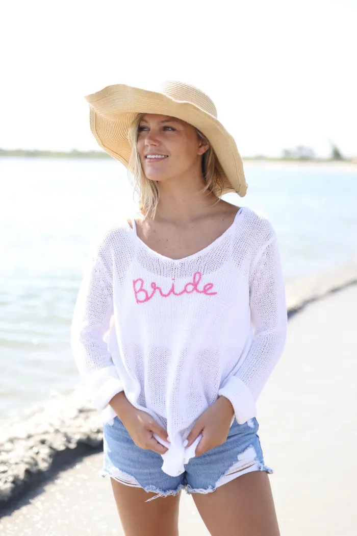 Bride V Cotton Sweater