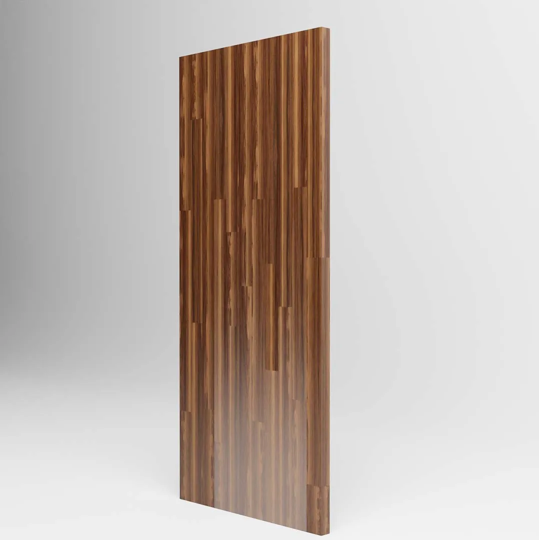 Butcher Block Panel Swinging Interior Door