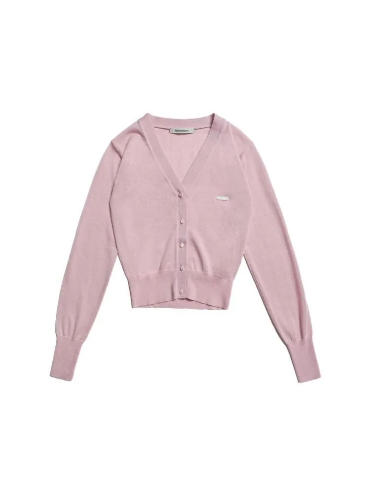 Casual V-neck short knitted cardigan【s0000008607】