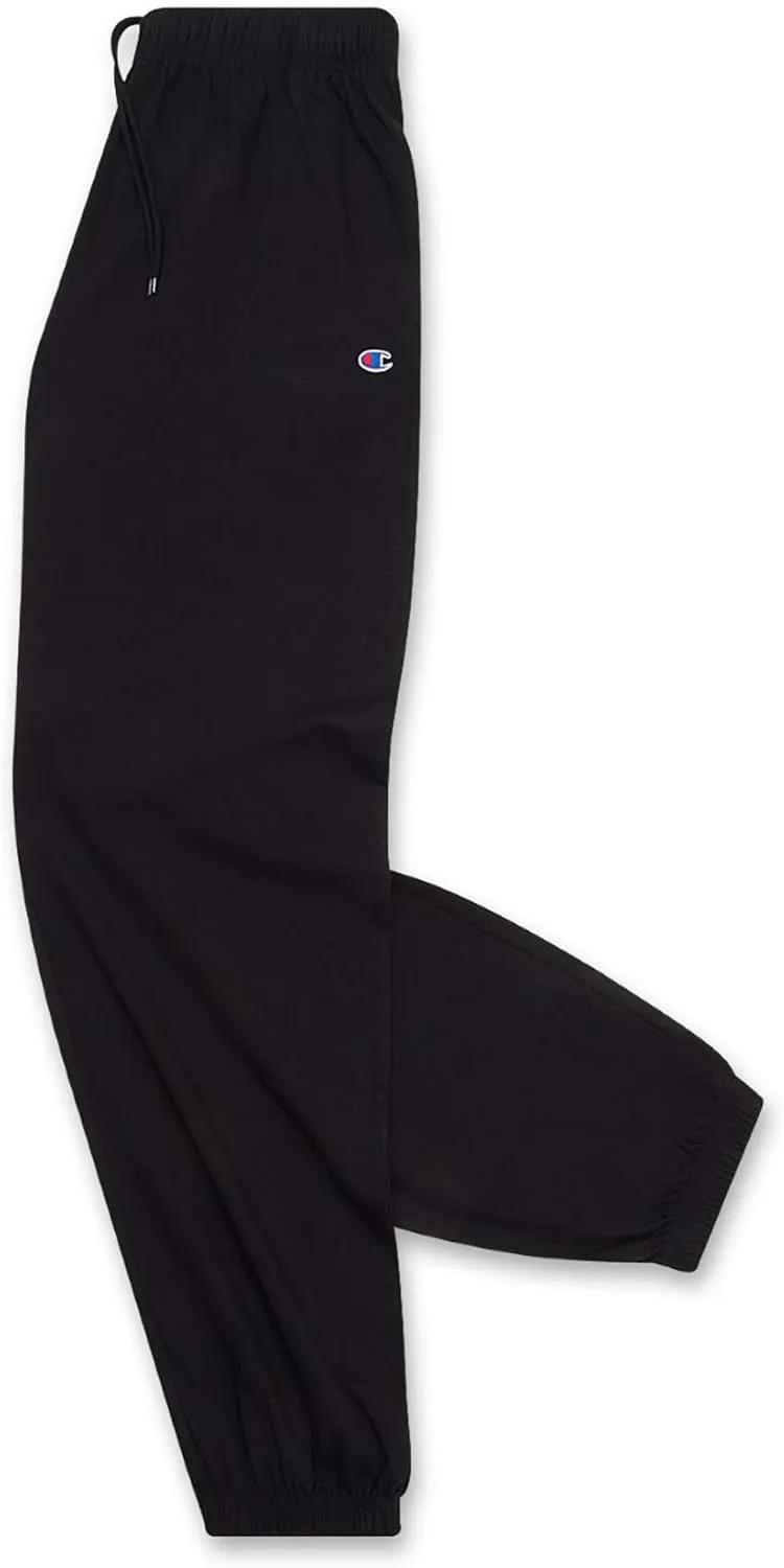 Champion Big and Tall Lightweight Sweatpants for Men - Jersey Cotton Jogger Pants Black