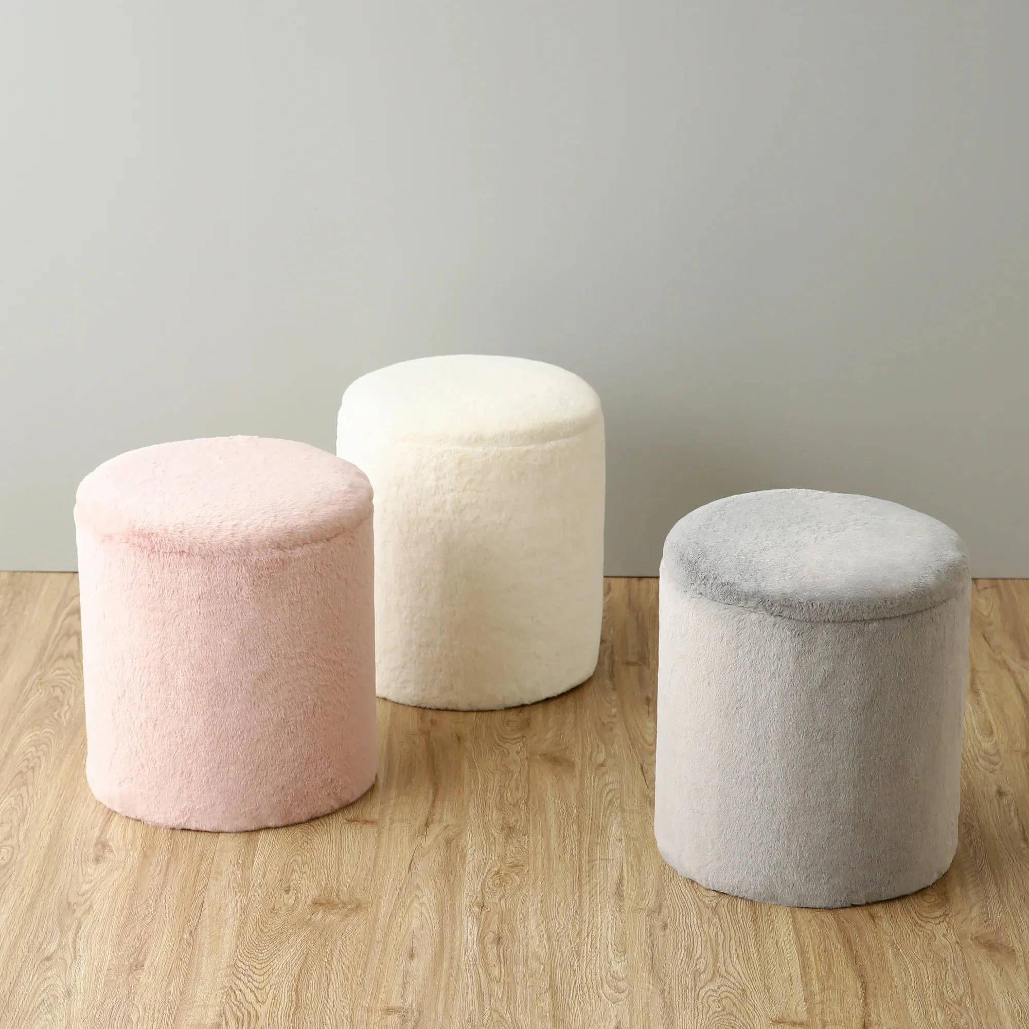 Chantilly Stool Gray (W350 × D350 × H410)
