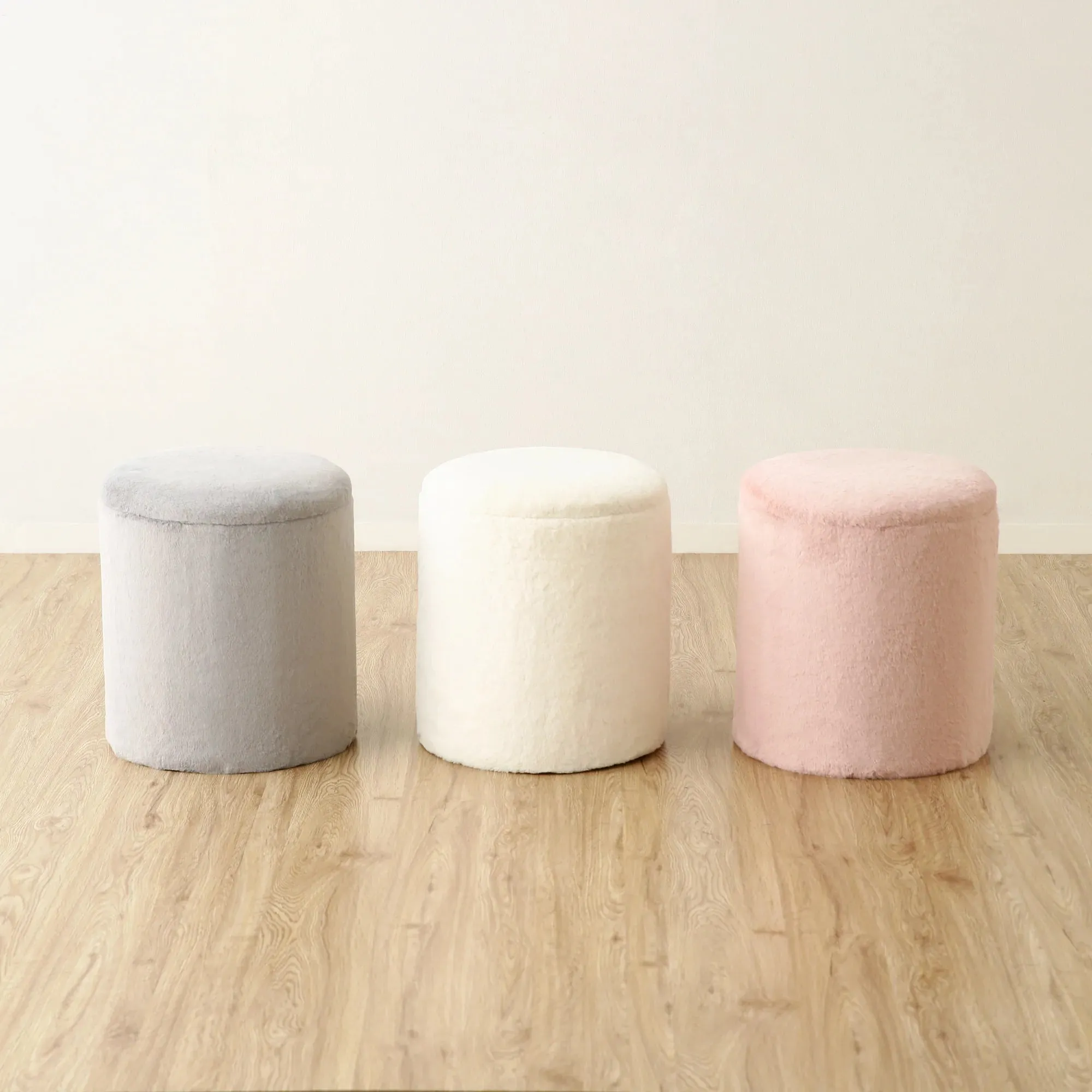 Chantilly Stool Gray (W350 × D350 × H410)