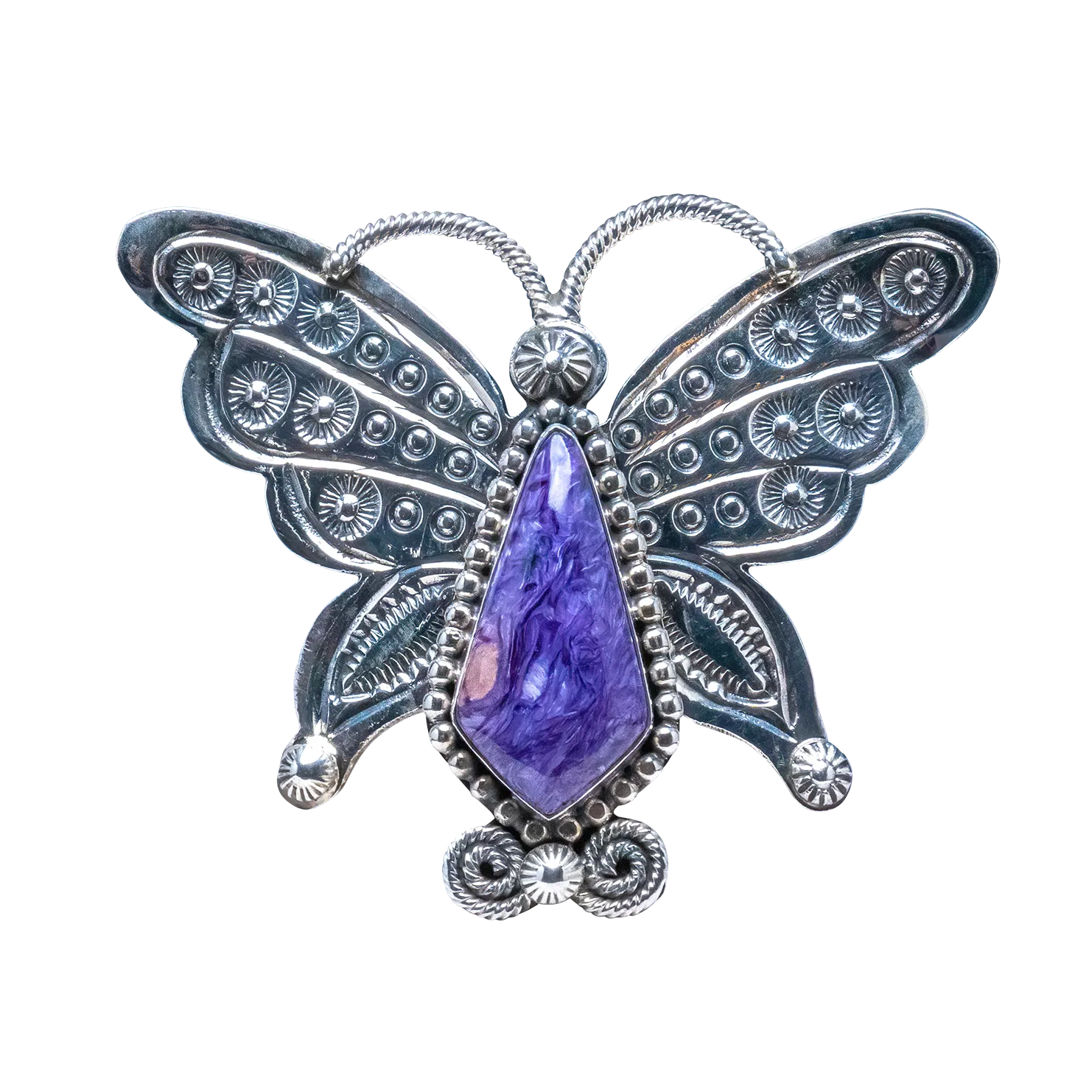 Charoite Butterfly Ring | Hemerson Brown