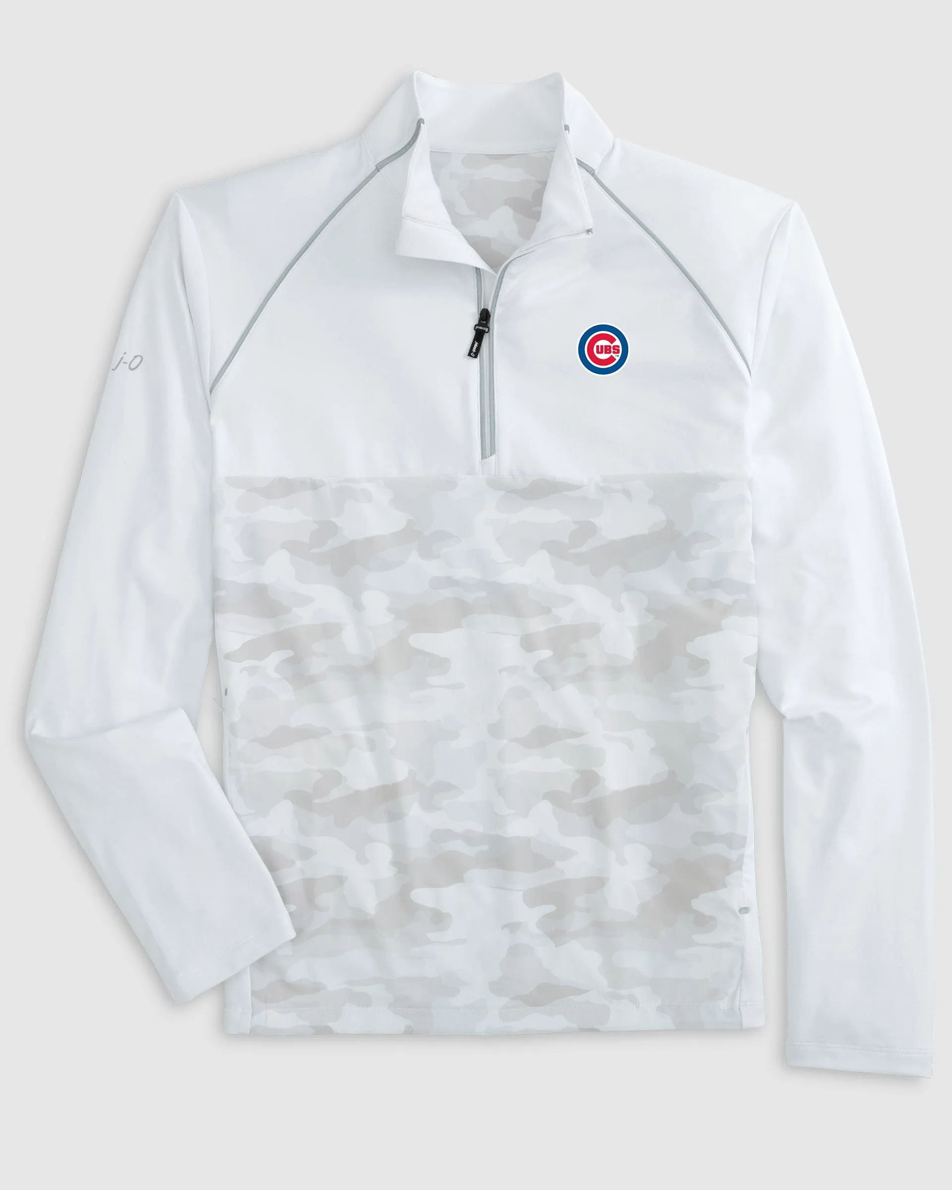 Chicago Cubs Keiser Camo Mixed Media 1/4 Zip