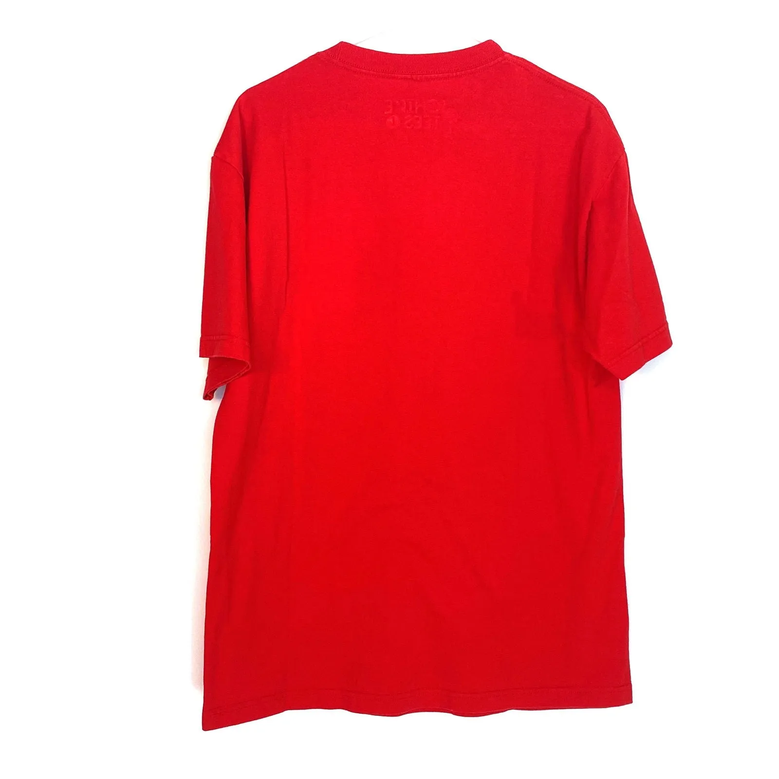 Chive Mens Size L Red T-Shirt Keep Calm And Chive On KCCO Fire Dept Graphic