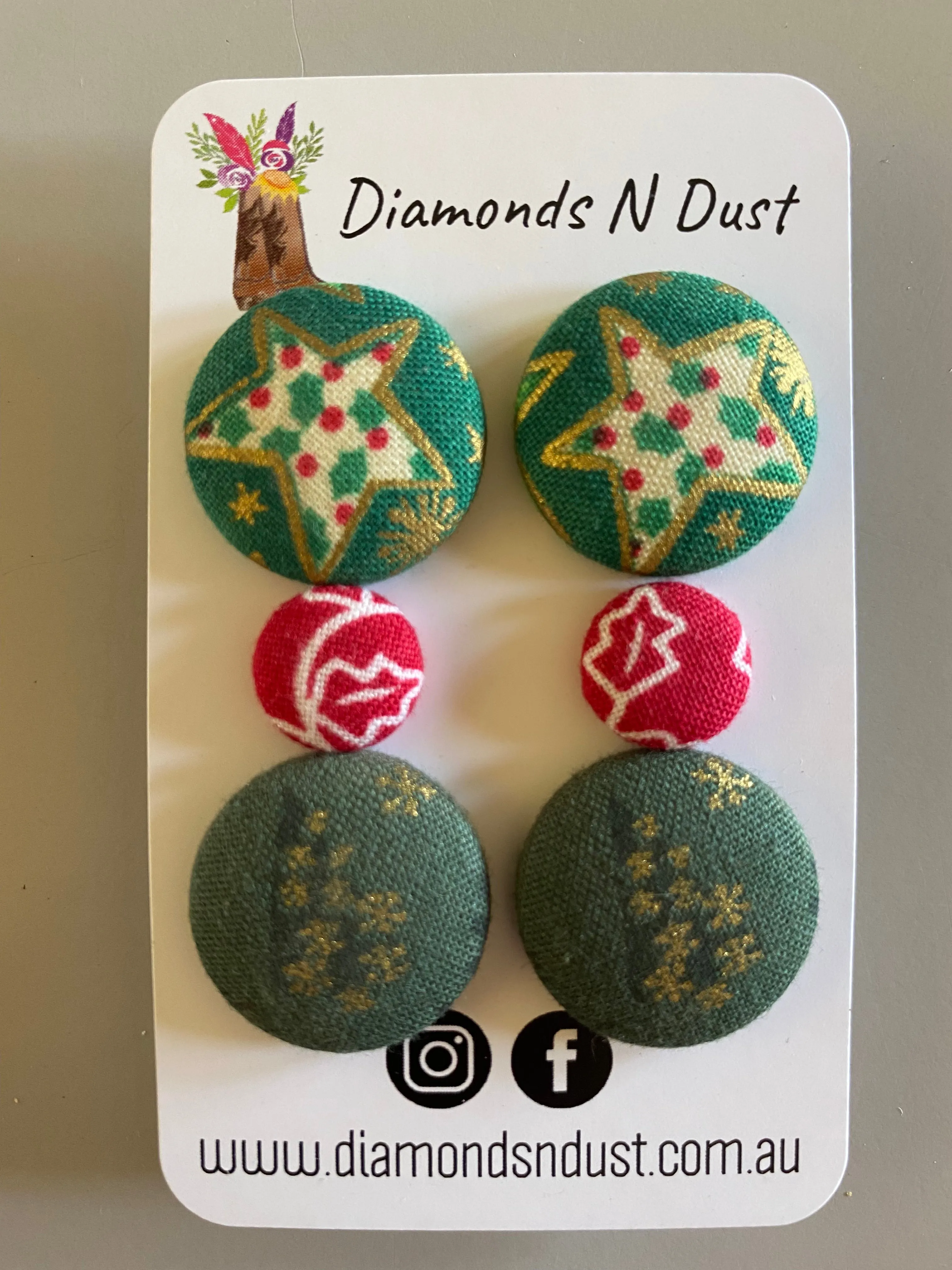 Christmas Studs Packs (5 styles)