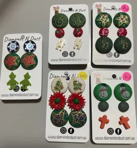 Christmas Studs Packs (5 styles)