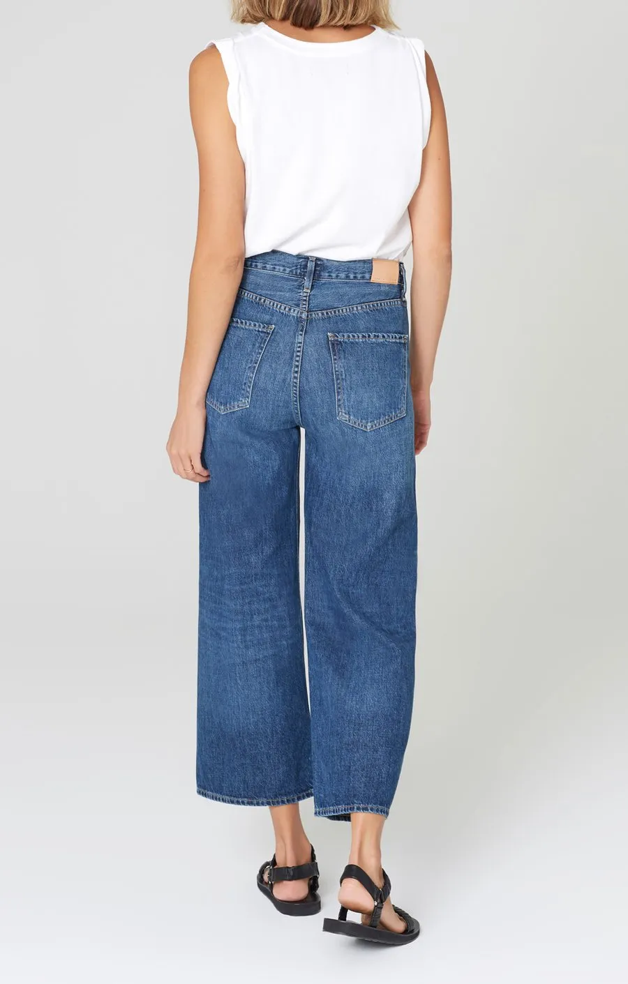 Citizens of Humanity - Sacha High Rise Wide Leg in Blue Rose