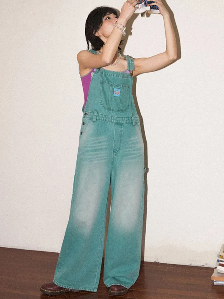 Classic Loose Casual Aged Washed Denim【s0000008830】