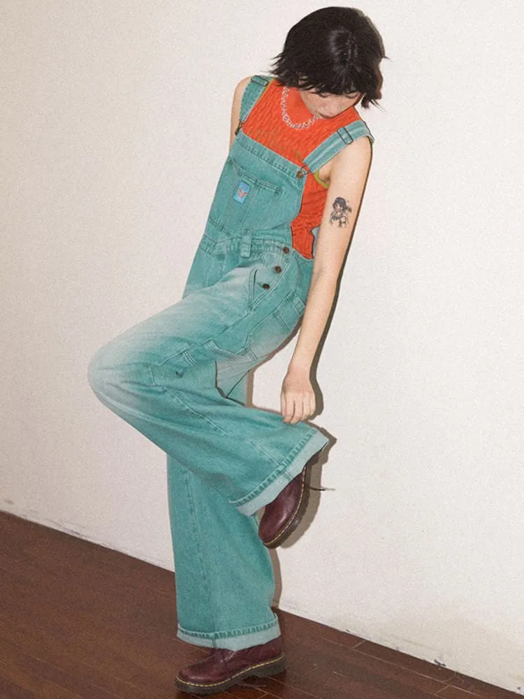 Classic Loose Casual Aged Washed Denim【s0000008830】