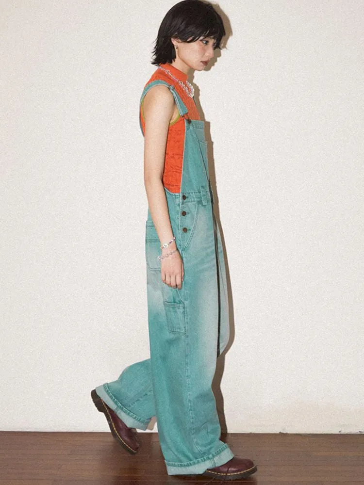 Classic Loose Casual Aged Washed Denim【s0000008830】