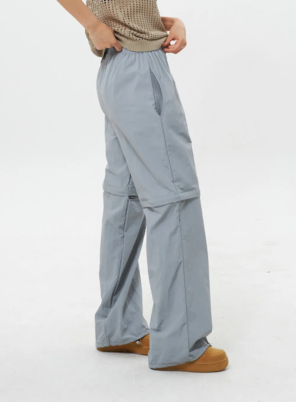 Color Wide Track Pants IY312