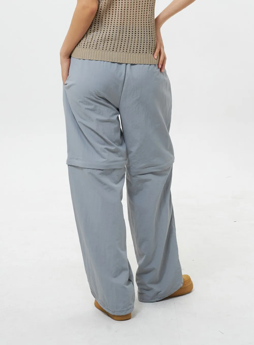 Color Wide Track Pants IY312