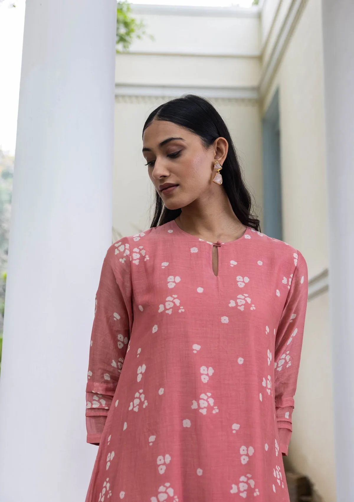 Coral Floral Co-ord Set